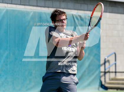 Thumbnail 1 in NYSPHSAA Championships (Singles 1st Round) photogallery.