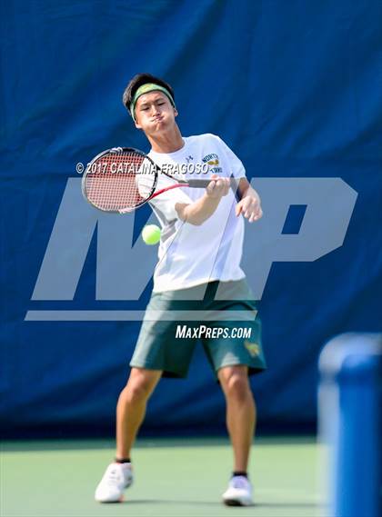 Thumbnail 1 in NYSPHSAA Championships (Singles 1st Round) photogallery.