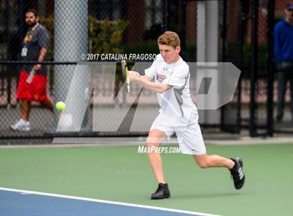 Thumbnail 1 in NYSPHSAA Championships (Singles 1st Round) photogallery.