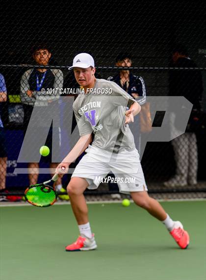 Thumbnail 3 in NYSPHSAA Championships (Singles 1st Round) photogallery.