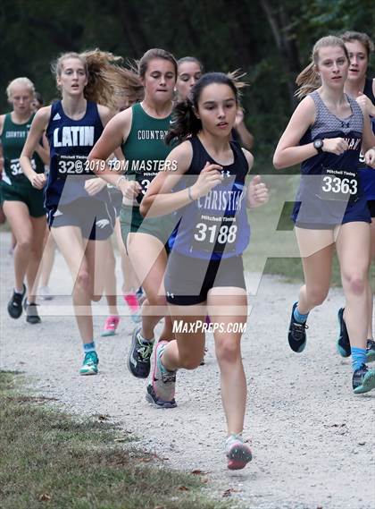 Thumbnail 1 in CISAA Girls Cross Country Championship photogallery.