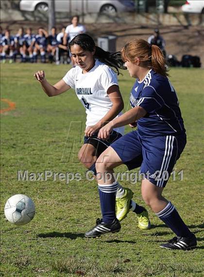 Thumbnail 2 in St. Genevieve @ Marshall (CIF SS Playoffs) photogallery.