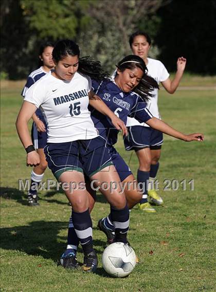 Thumbnail 2 in St. Genevieve @ Marshall (CIF SS Playoffs) photogallery.