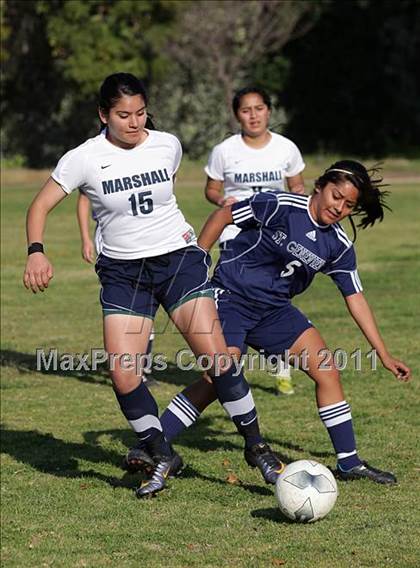 Thumbnail 3 in St. Genevieve @ Marshall (CIF SS Playoffs) photogallery.
