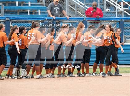 Thumbnail 3 in East Rockaway vs Oyster Bay (NYSPHSAA Section 8 Class B Final Game 1) photogallery.