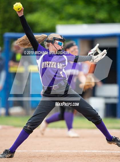 Thumbnail 3 in East Rockaway vs Oyster Bay (NYSPHSAA Section 8 Class B Final Game 1) photogallery.