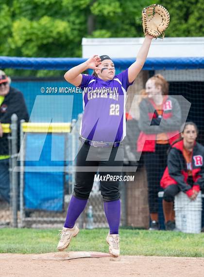 Thumbnail 3 in East Rockaway vs Oyster Bay (NYSPHSAA Section 8 Class B Final Game 1) photogallery.