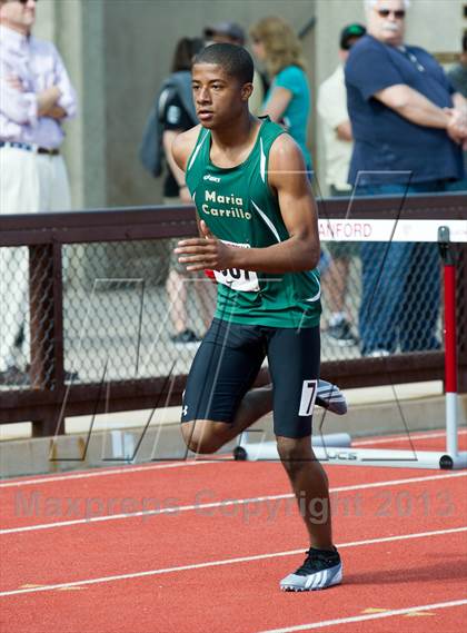 Thumbnail 3 in Stanford Invitational 400m High Hurdles photogallery.