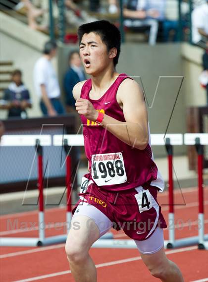 Thumbnail 2 in Stanford Invitational 400m High Hurdles photogallery.