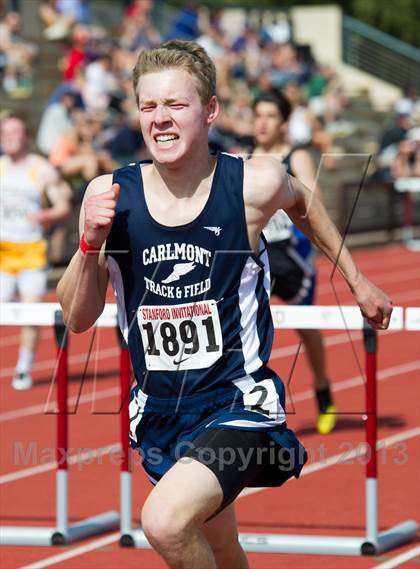 Thumbnail 1 in Stanford Invitational 400m High Hurdles photogallery.