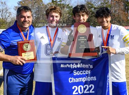 Thumbnail 3 in Christ the King vs. Rosewood (NCHSAA 1A Final)(2 of 2 - Awards, Team Photos) photogallery.