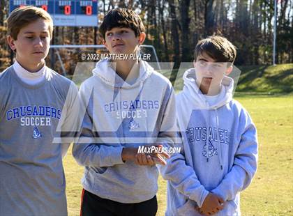 Thumbnail 1 in Christ the King vs. Rosewood (NCHSAA 1A Final)(2 of 2 - Awards, Team Photos) photogallery.