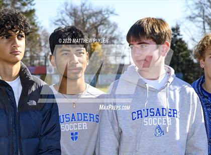 Thumbnail 3 in Christ the King vs. Rosewood (NCHSAA 1A Final)(2 of 2 - Awards, Team Photos) photogallery.