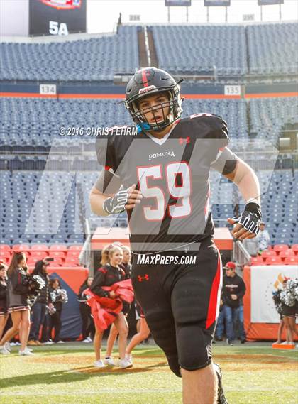 Thumbnail 2 in Valor Christian vs. Pomona (CHSAA 5A Final) photogallery.
