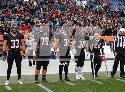 Thumbnail 1 in Valor Christian vs. Pomona (CHSAA 5A Final) photogallery.