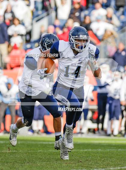 Thumbnail 2 in Valor Christian vs. Pomona (CHSAA 5A Final) photogallery.