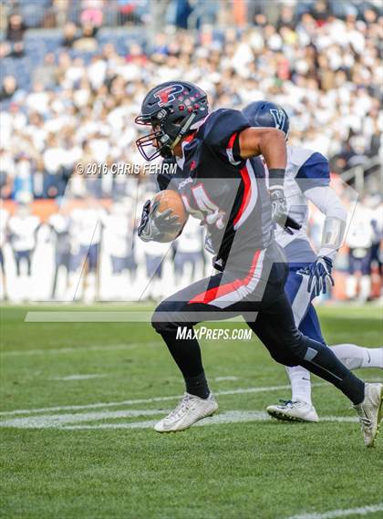 Thumbnail 3 in Valor Christian vs. Pomona (CHSAA 5A Final) photogallery.