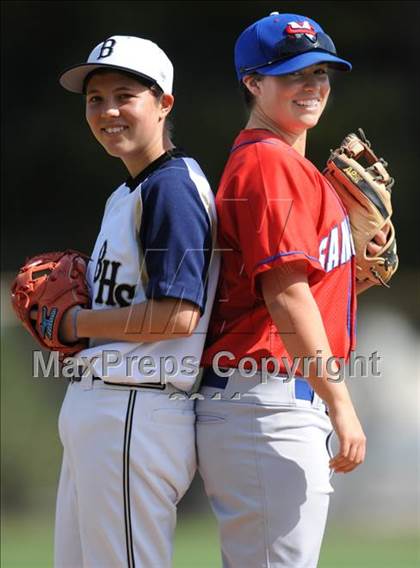 Thumbnail 2 in San Marcos @ Birmingham (Matchup between female pitchers) photogallery.