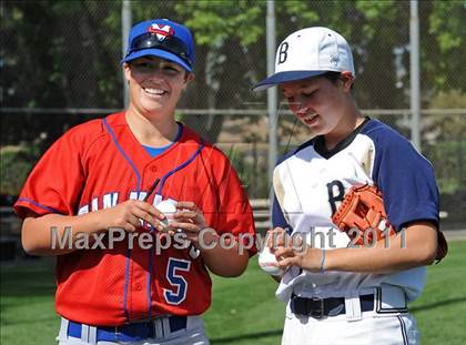 Thumbnail 2 in San Marcos @ Birmingham (Matchup between female pitchers) photogallery.