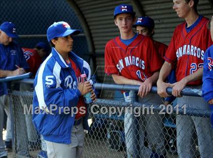 Thumbnail 3 in San Marcos @ Birmingham (Matchup between female pitchers) photogallery.