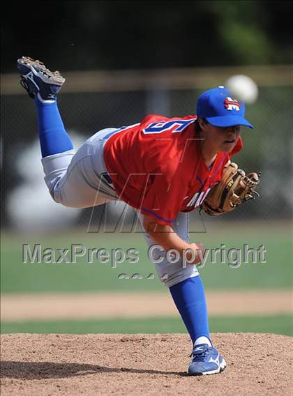 Thumbnail 3 in San Marcos @ Birmingham (Matchup between female pitchers) photogallery.