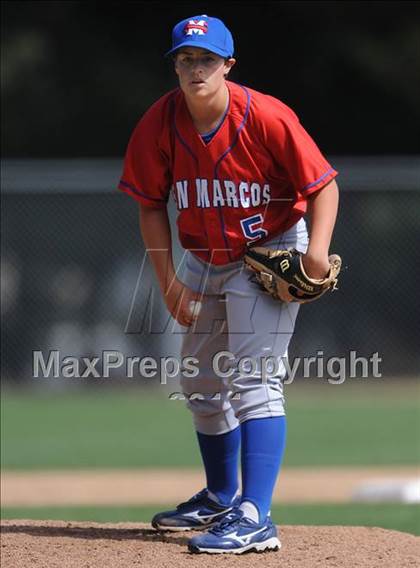 Thumbnail 3 in San Marcos @ Birmingham (Matchup between female pitchers) photogallery.