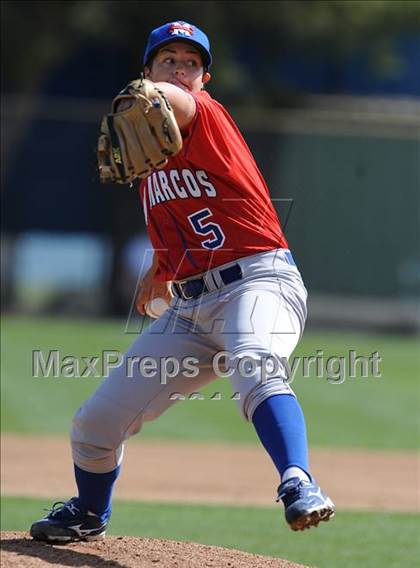 Thumbnail 1 in San Marcos @ Birmingham (Matchup between female pitchers) photogallery.