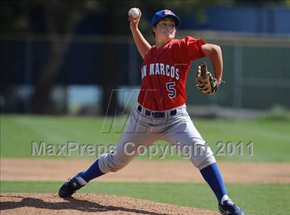 Thumbnail 2 in San Marcos @ Birmingham (Matchup between female pitchers) photogallery.