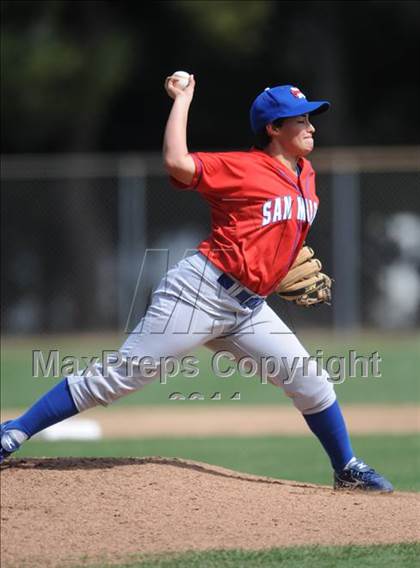 Thumbnail 1 in San Marcos @ Birmingham (Matchup between female pitchers) photogallery.