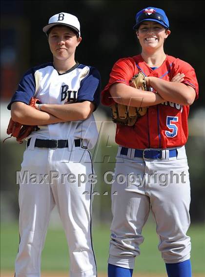 Thumbnail 2 in San Marcos @ Birmingham (Matchup between female pitchers) photogallery.