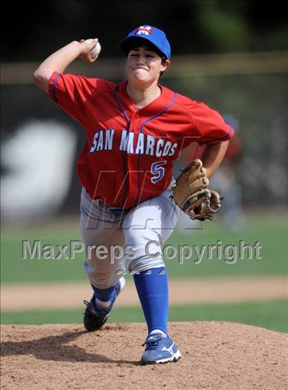 Thumbnail 1 in San Marcos @ Birmingham (Matchup between female pitchers) photogallery.