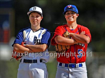 Thumbnail 1 in San Marcos @ Birmingham (Matchup between female pitchers) photogallery.