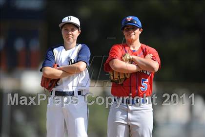 Thumbnail 2 in San Marcos @ Birmingham (Matchup between female pitchers) photogallery.
