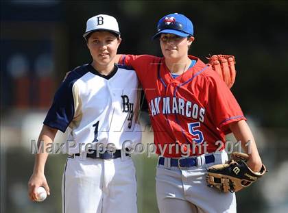Thumbnail 2 in San Marcos @ Birmingham (Matchup between female pitchers) photogallery.