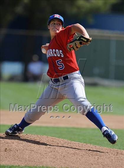 Thumbnail 2 in San Marcos @ Birmingham (Matchup between female pitchers) photogallery.