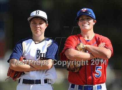Thumbnail 3 in San Marcos @ Birmingham (Matchup between female pitchers) photogallery.