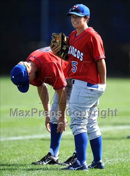 Thumbnail 2 in San Marcos @ Birmingham (Matchup between female pitchers) photogallery.