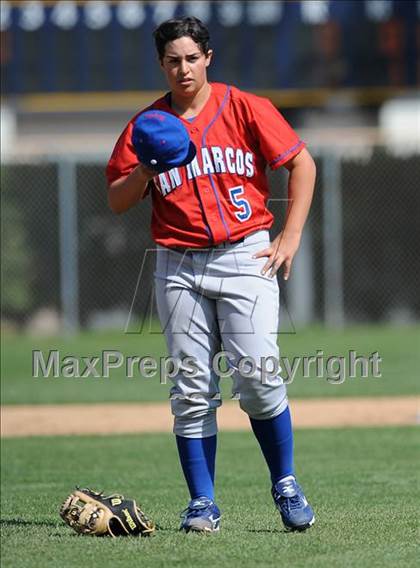 Thumbnail 2 in San Marcos @ Birmingham (Matchup between female pitchers) photogallery.