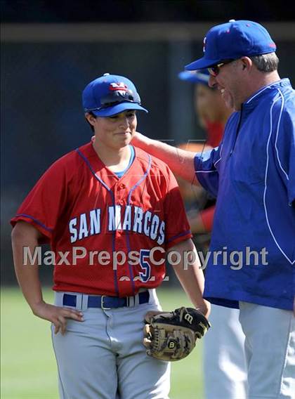 Thumbnail 1 in San Marcos @ Birmingham (Matchup between female pitchers) photogallery.