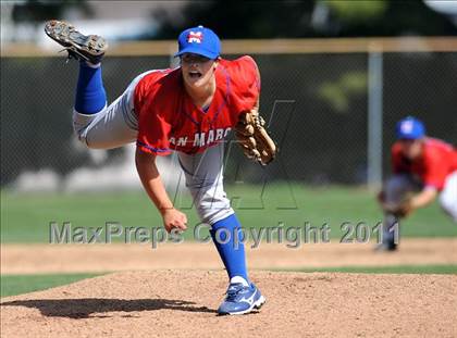 Thumbnail 3 in San Marcos @ Birmingham (Matchup between female pitchers) photogallery.