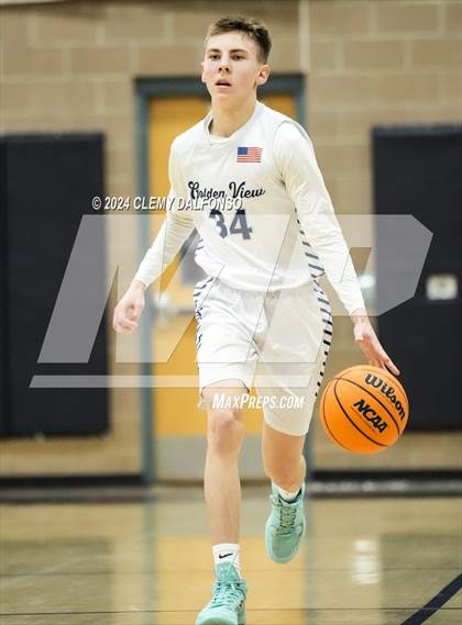 Thumbnail 1 in Front Range Christian vs Golden View Classical Academy (CHSAA 2A Tournament) photogallery.