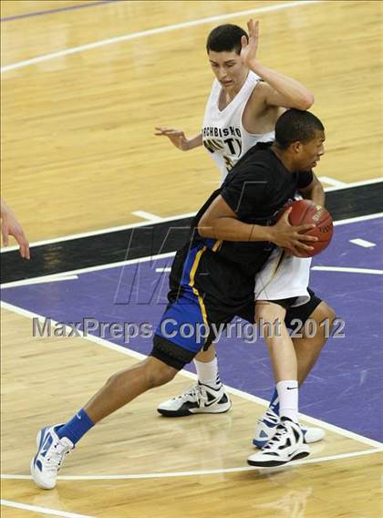 Thumbnail 2 in Newark Memorial vs. Archbishop Mitty (CIF D2 NorCal Regional Final) photogallery.