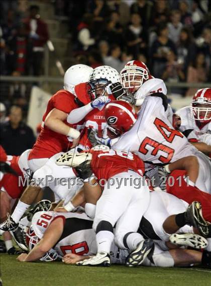 Thumbnail 2 in Garden Grove vs. Beckman (CIF SS Southern Division Final) photogallery.