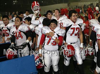 Thumbnail 3 in Garden Grove vs. Beckman (CIF SS Southern Division Final) photogallery.
