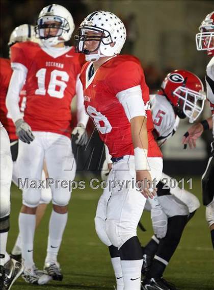 Thumbnail 2 in Garden Grove vs. Beckman (CIF SS Southern Division Final) photogallery.