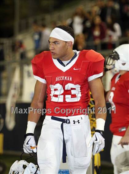 Thumbnail 2 in Garden Grove vs. Beckman (CIF SS Southern Division Final) photogallery.