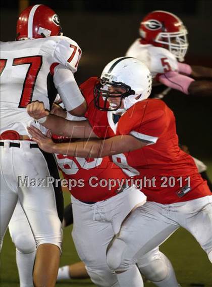 Thumbnail 2 in Garden Grove vs. Beckman (CIF SS Southern Division Final) photogallery.