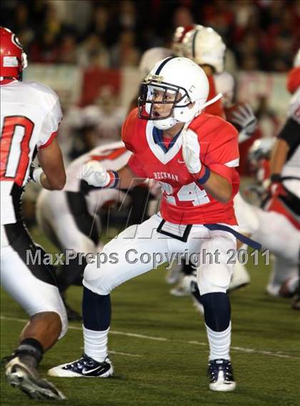 Thumbnail 3 in Garden Grove vs. Beckman (CIF SS Southern Division Final) photogallery.