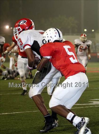 Thumbnail 2 in Garden Grove vs. Beckman (CIF SS Southern Division Final) photogallery.