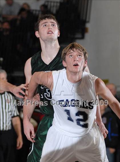 Thumbnail 1 in Burke Catholic vs. Cornwall (Warwick Valley Coaches vs. Cancer Tip-Off Classic) photogallery.